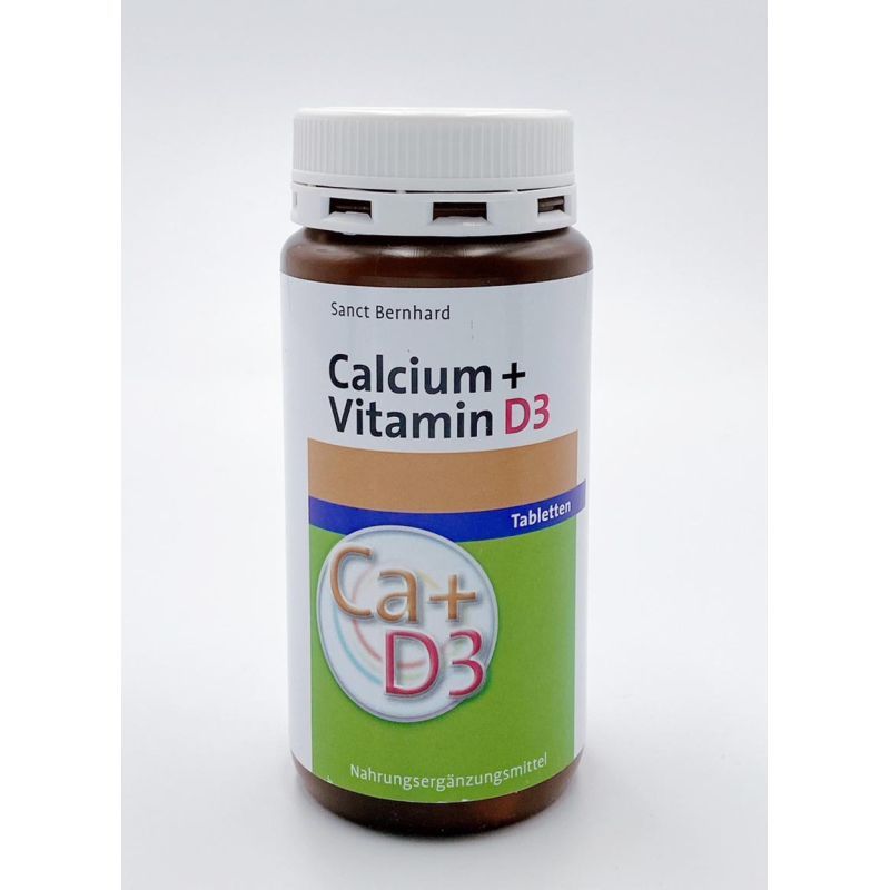 百年聖伯納德 Sanct Bernhard 高純度維生素D3+鈣片 calcium+vitamin D3 tabletten