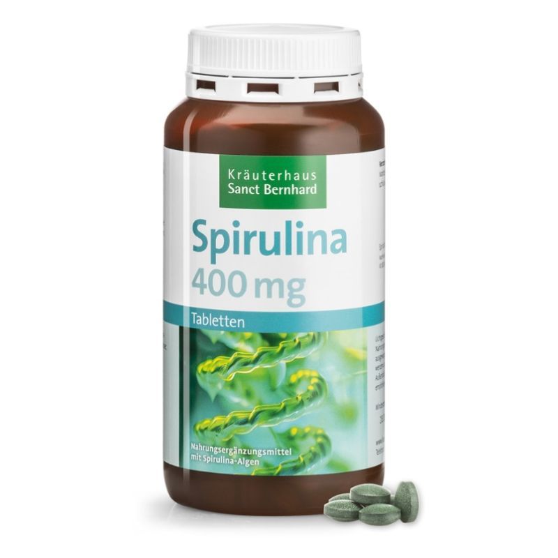 【素食】百年聖伯納德 Sanct Bernhard Spirulina-Tabletten 螺旋藻片 360入
