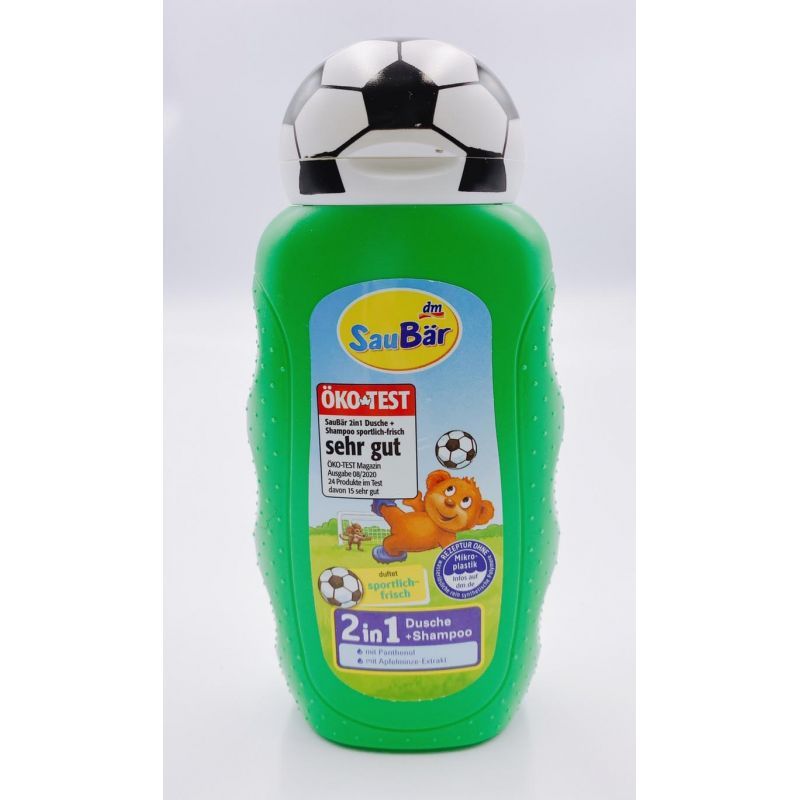SauBär 足球 洗澡+洗髮 二合一 沐浴露 250ml