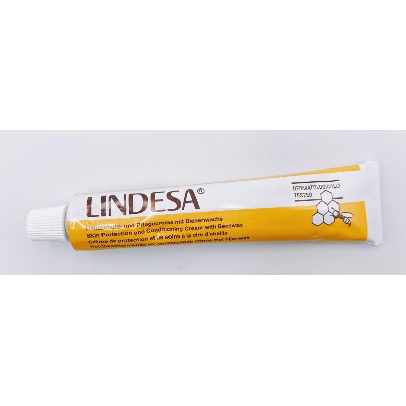 LINDESA 天然蜂蠟護手 指甲霜 經典一號 50ml-黃管(此為鋁軟管，外觀都會有折痕是正常的)