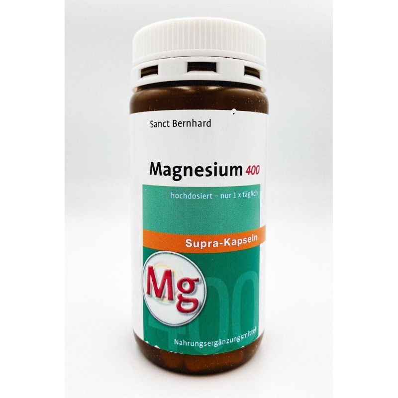 百年聖伯納德 Sanct Bernhard高單位純鎂400毫克膠囊120粒入