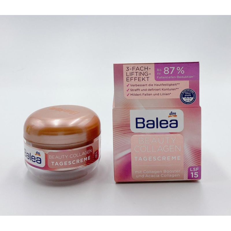DM 芭樂雅 Balea COLLAGEN 膠原蛋白美容霜／日霜 50ml (紅)
