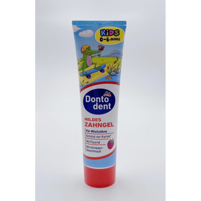 Dontodent 兒童含氟牙膏(覆盆子味) 0-6歲 100 ml
