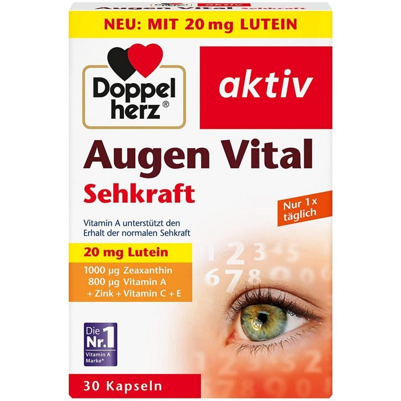 多寶雙心Doppelherz Eyes Vital多維葉黃素 30粒