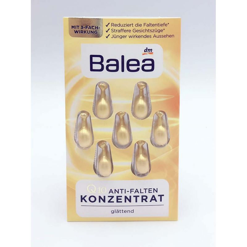 DM 芭樂雅 Balea時空膠囊精華（黃色）Q10緊緻精華膠囊-７入