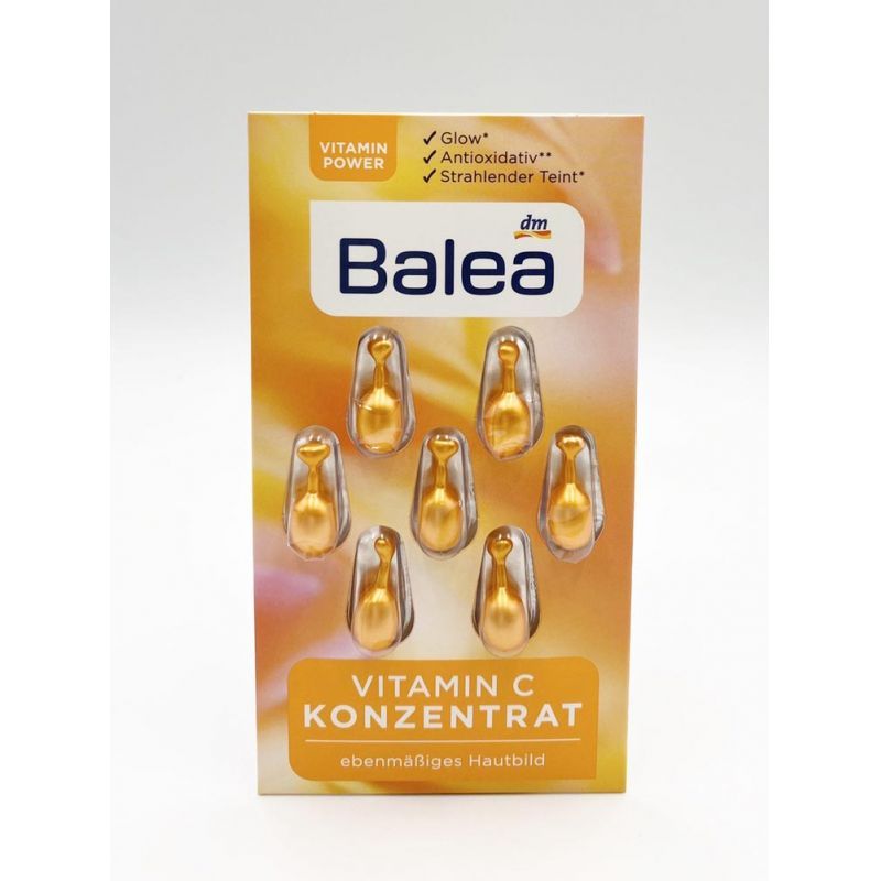 DM 芭樂雅 Balea時空膠囊精華（橘色）維他命C精華膠囊-７入