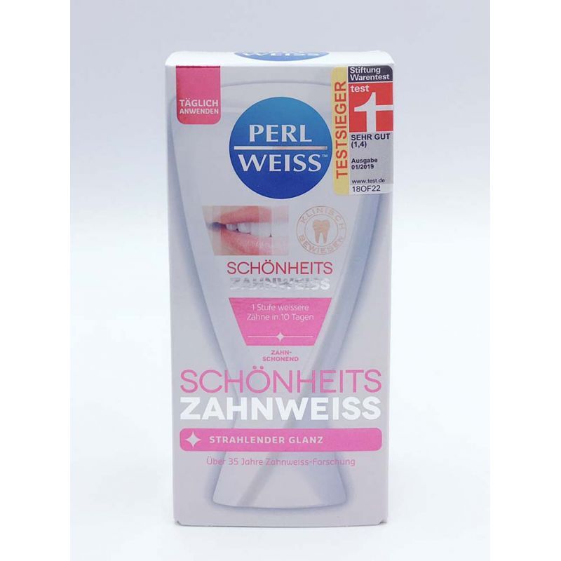 Perlweiss 菸溝咖啡溝牙膏50ml-粉款：適合喝咖啡、茶 ，單純美白