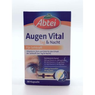 Abtei Augen Vital 日夜加強版 葉黃素 30入