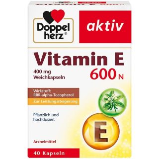 多寶雙心Doppelherz 維生素E 600N 40 粒